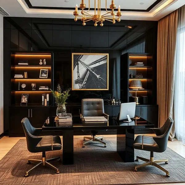 Modern Luxury Home Office Design