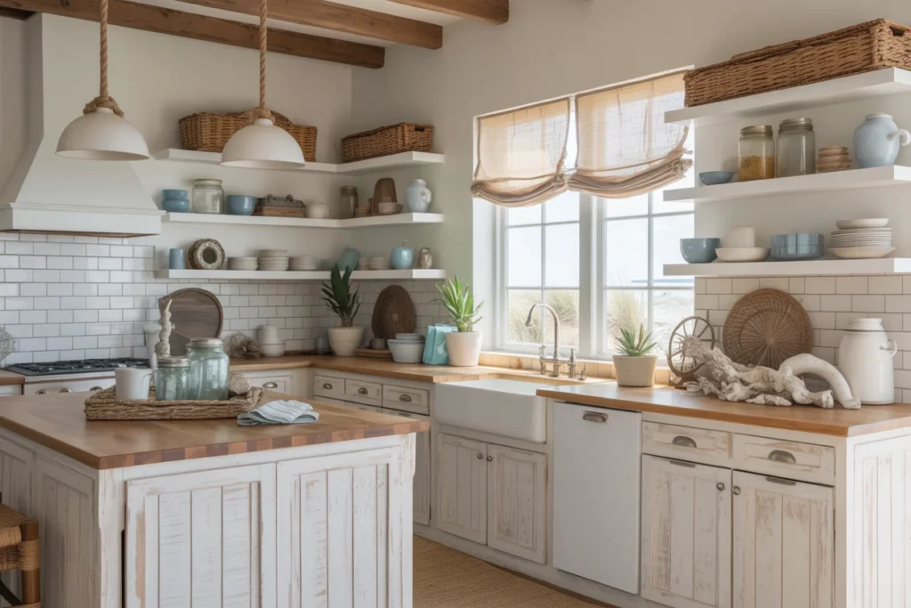Coastal Kitchen Farmhouse Blend Style