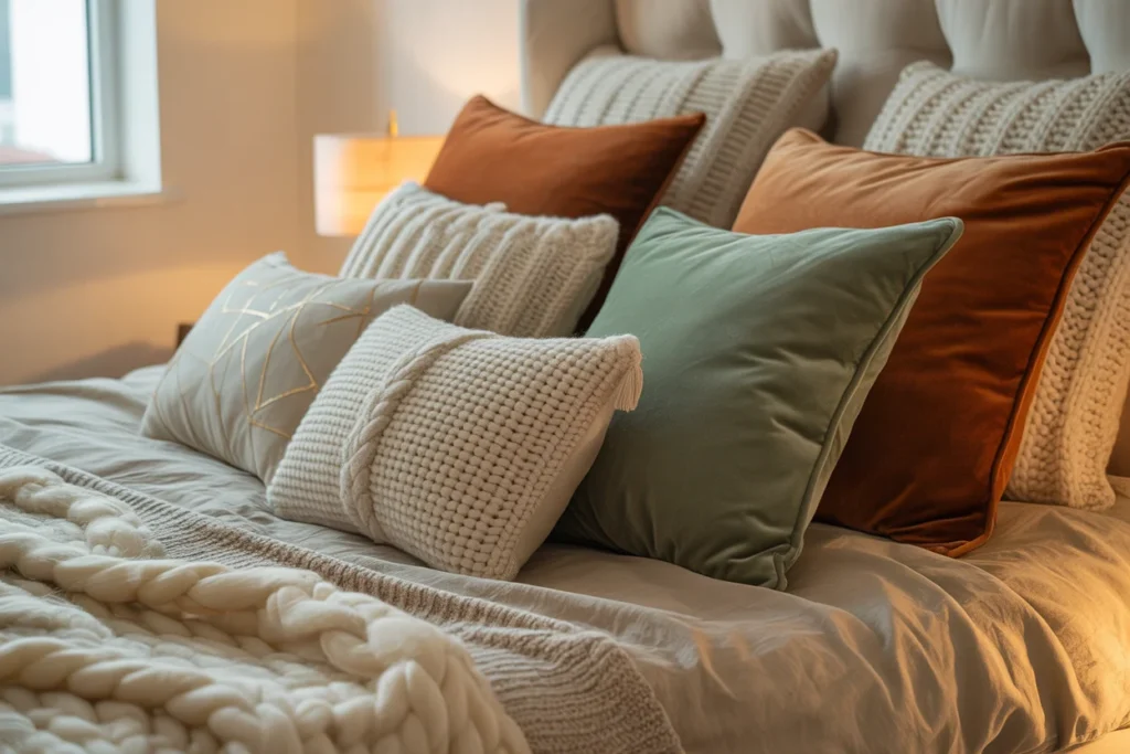 Accent Pillows for Stylish Cozy Layers