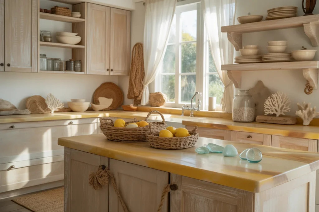 Sandy Beige Coastal Kitchen Palette