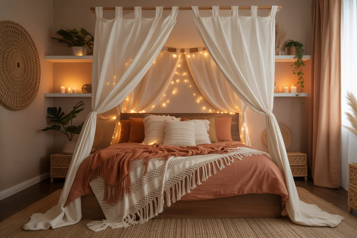 21 Small Boho Bedroom Makeover Ideas with Modern Stylish Touches