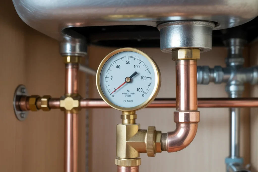 High Water Pressure Causing Pipe Stress