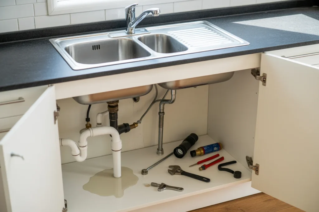 Loose Faucet Base Causing Water Leakage