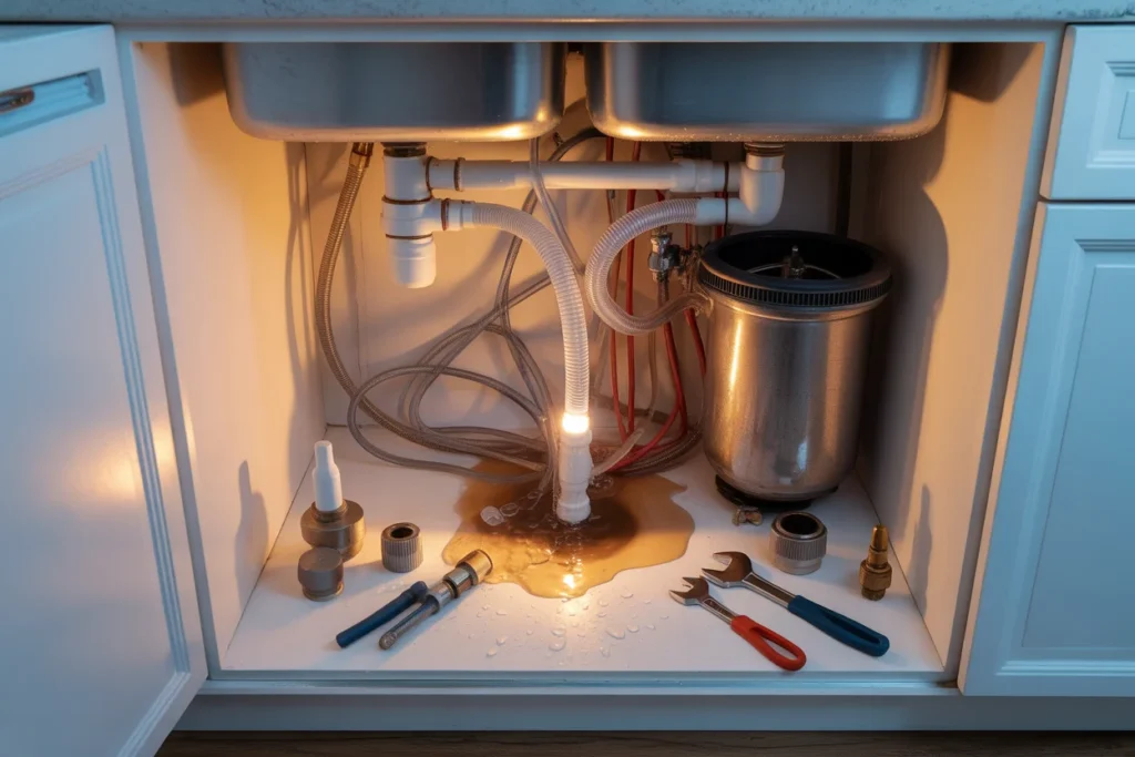 Dishwasher Connection Causing Hidden Leaks