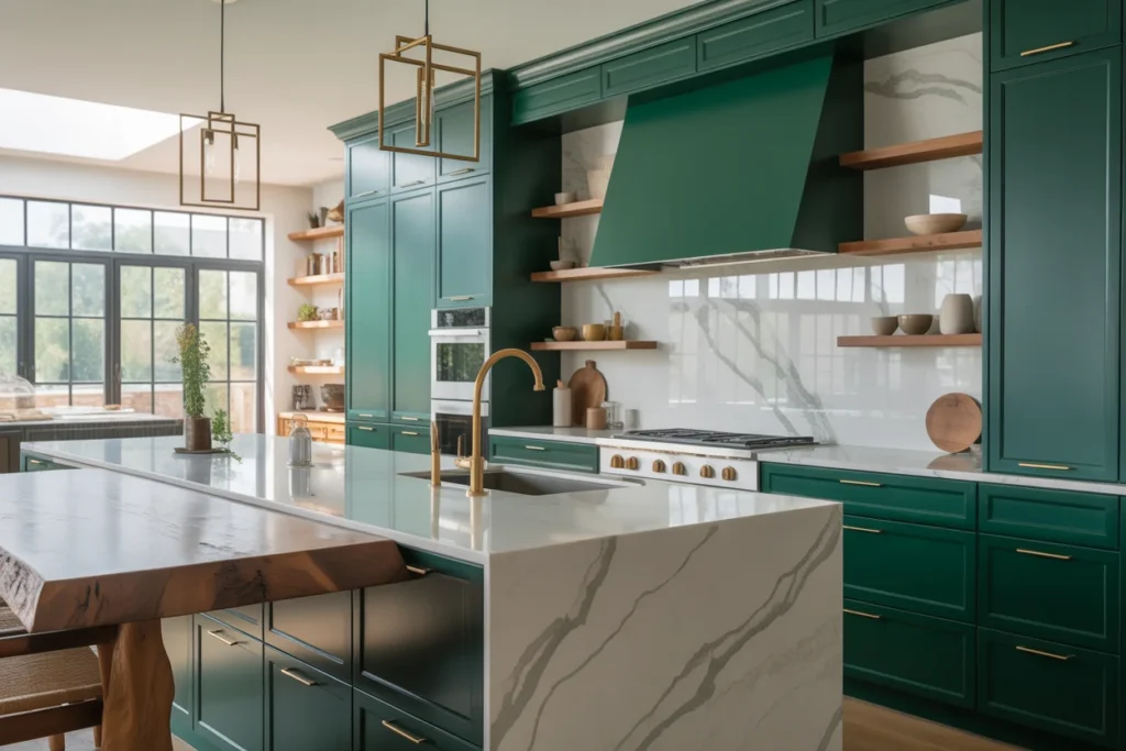 Forest Green Kitchens Deep Bold Nature Style