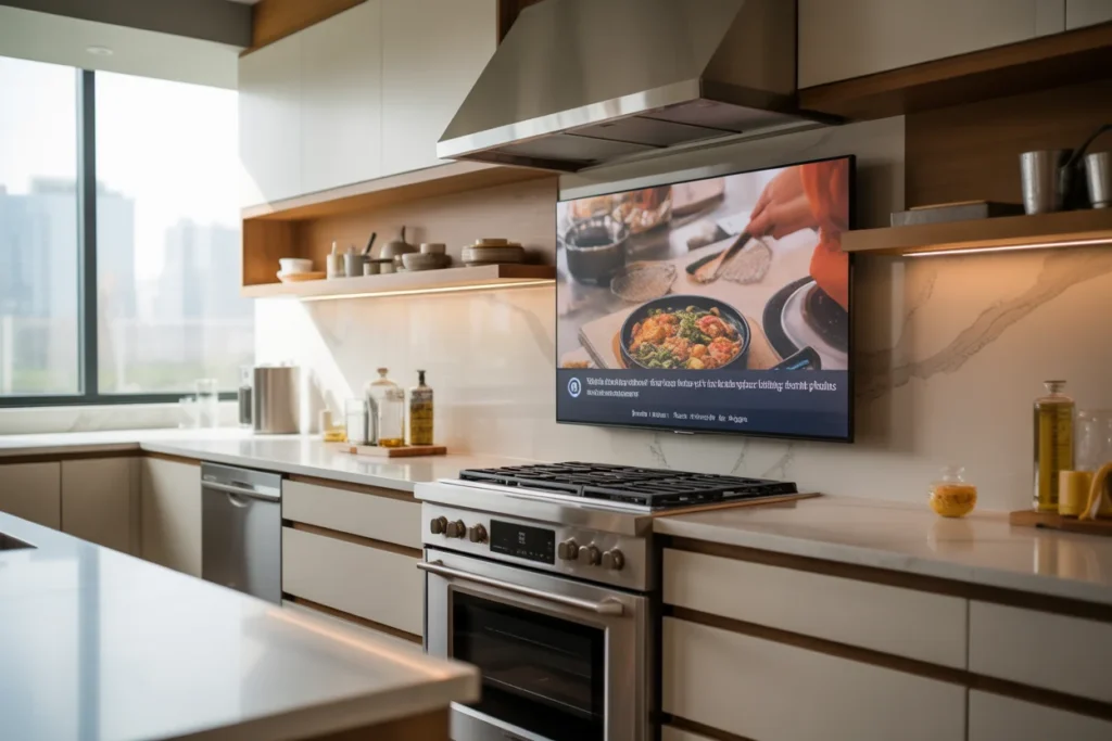 24-inch 4K kitchen TV