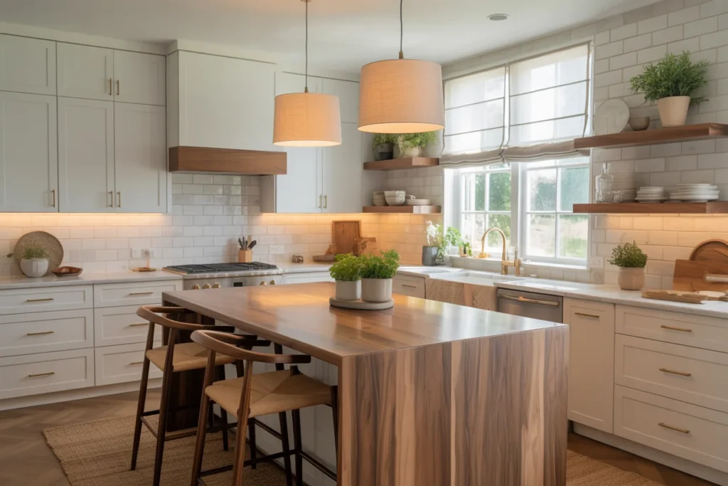 Warm White Kitchens Timeless Clean Look Style