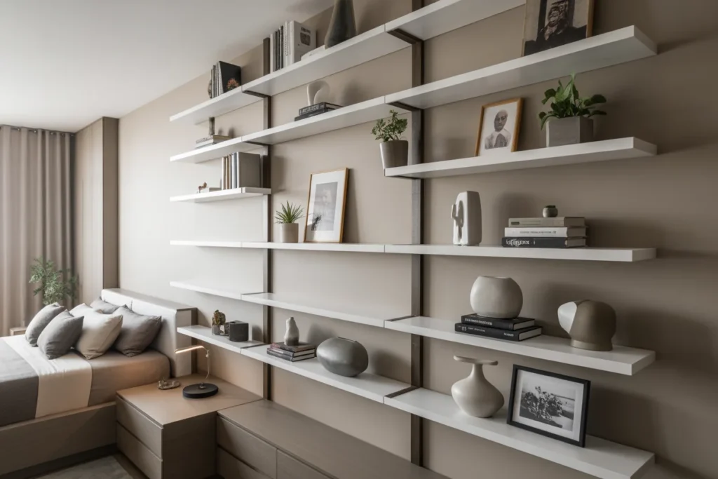 Wall Shelves for Vertical Storage Space Solutions