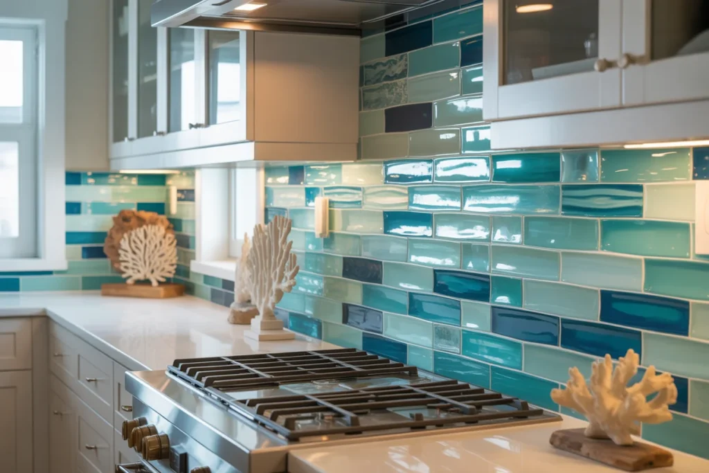 Ocean Inspired Tile Backsplash Style