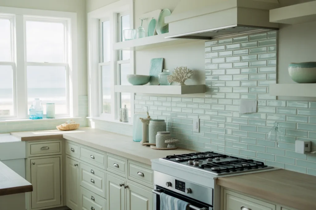 Sea Glass Inspired Kitchen Color Palette