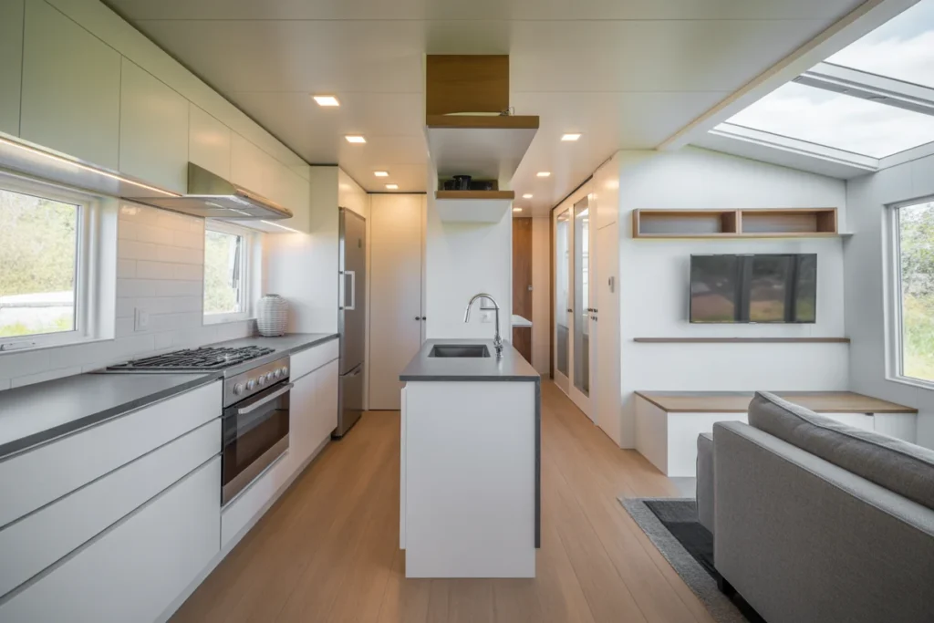 Open Concept Kitchen Living Blend