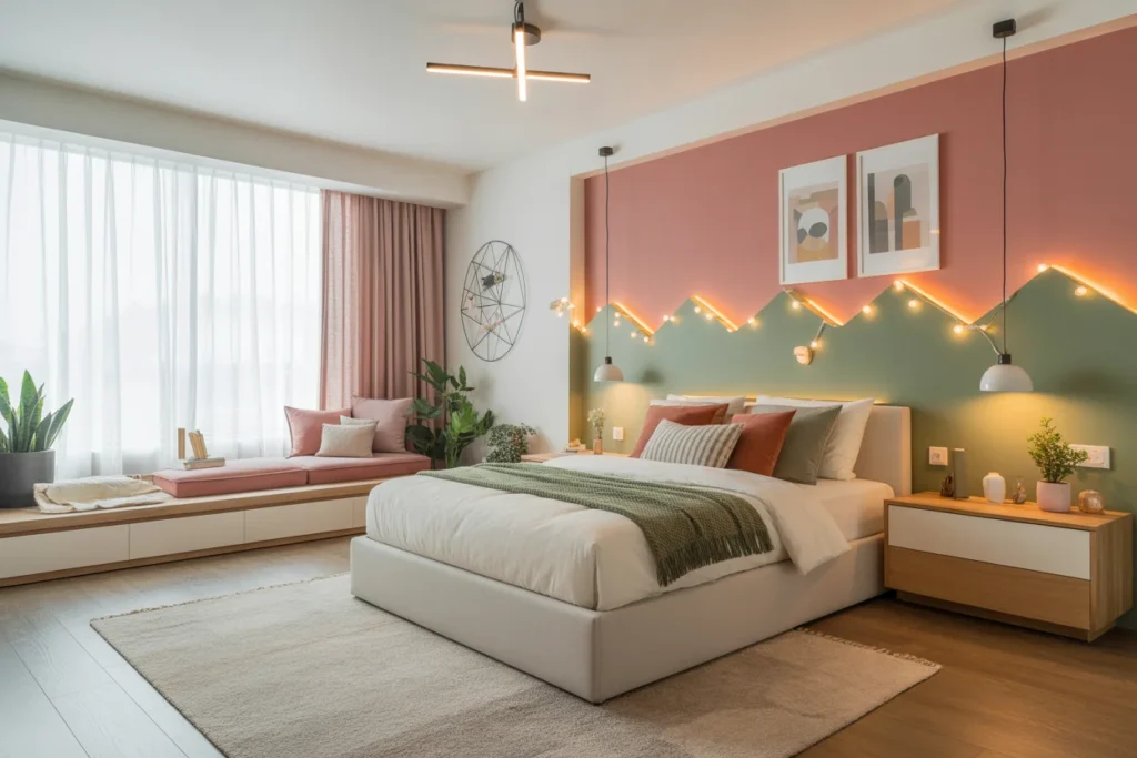 Accent Wall to Create Bold Visual Focus Style