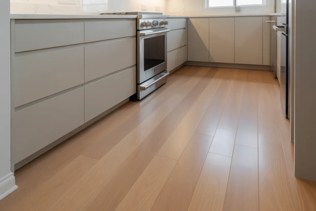 Small Kitchen Flooring Bright Durable Upgrade
