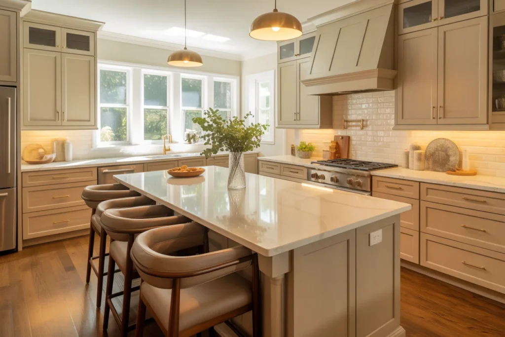 Soft Beige Kitchens Warm Neutral Cozy Look