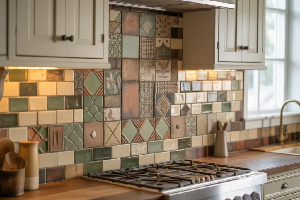 Mosaic Tile Backsplash for Artistic Style
