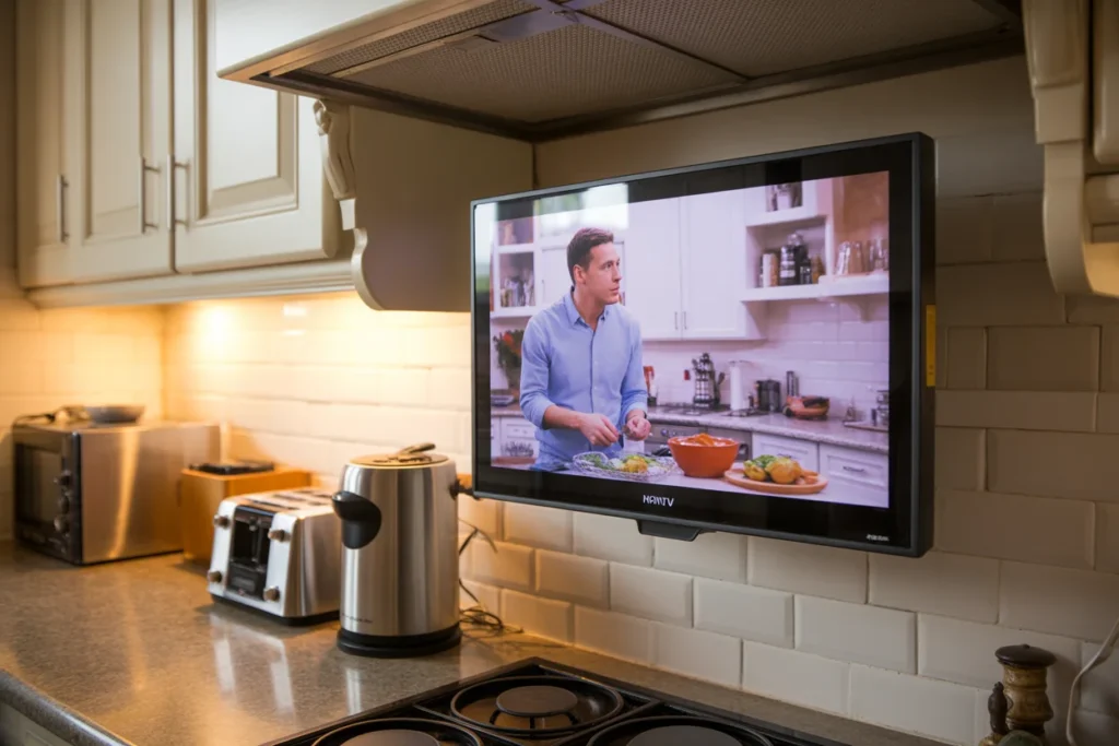 20 inch mini kitchen TV, compact LED display
