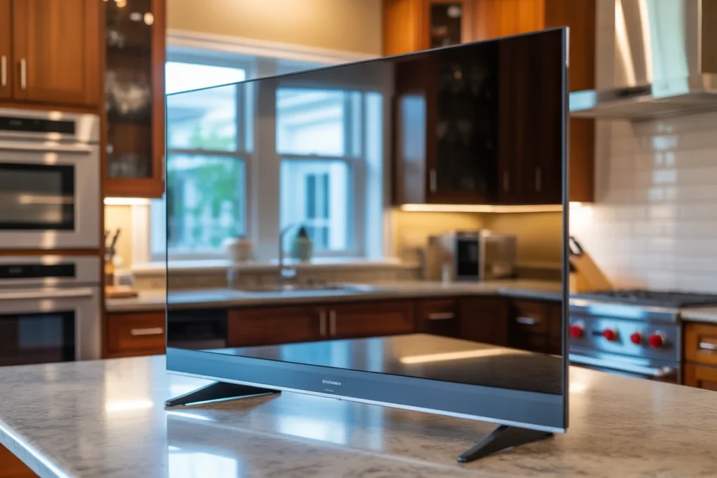 wall mounted 28 inch-mounted kitchen TV