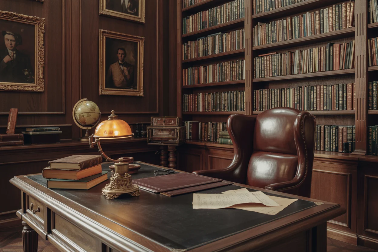 13 Dark Academia Home Office Ideas for a Stylish and Moody Workspace