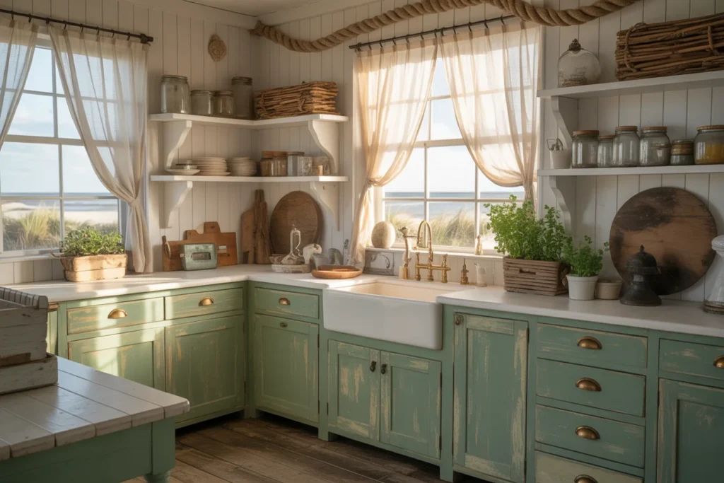 Beach Cottage Kitchen Cozy Decor Style