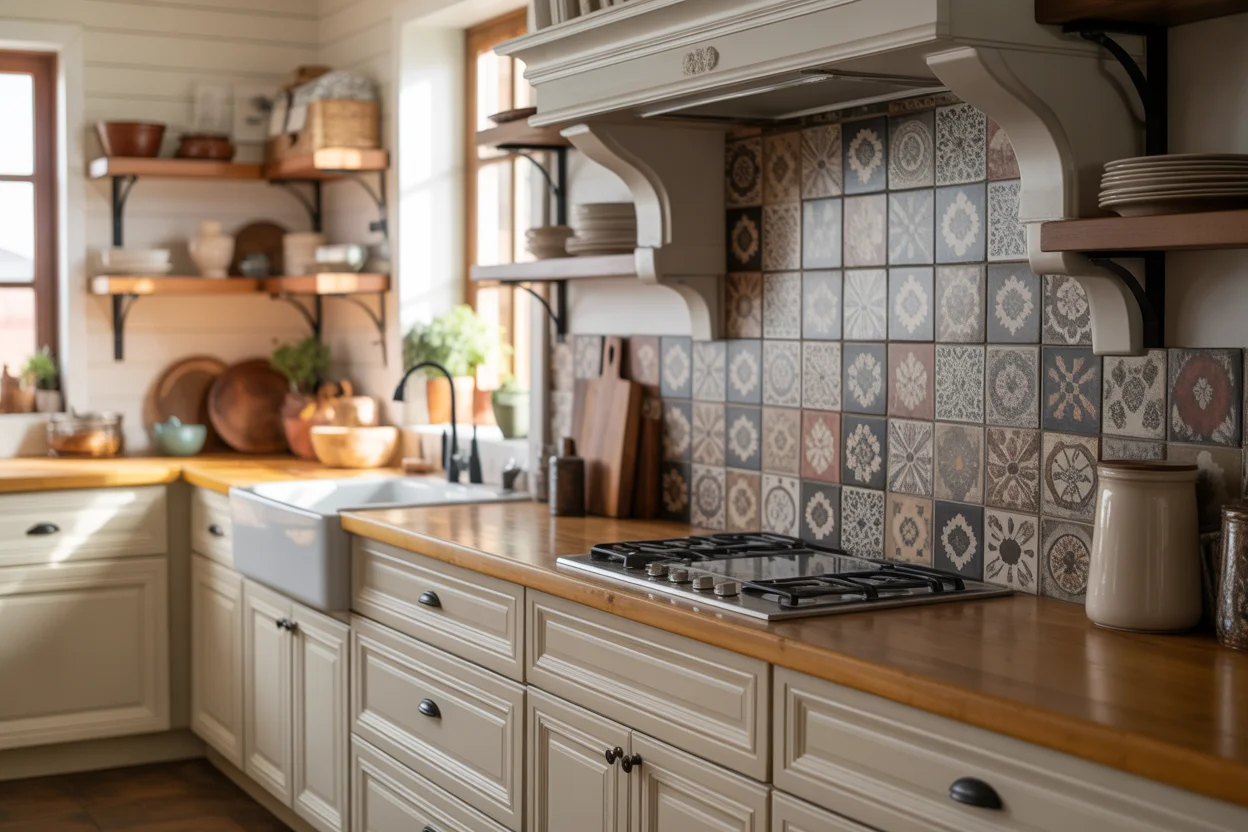 10 Bold Farmhouse Backsplash Ideas for Kitchens