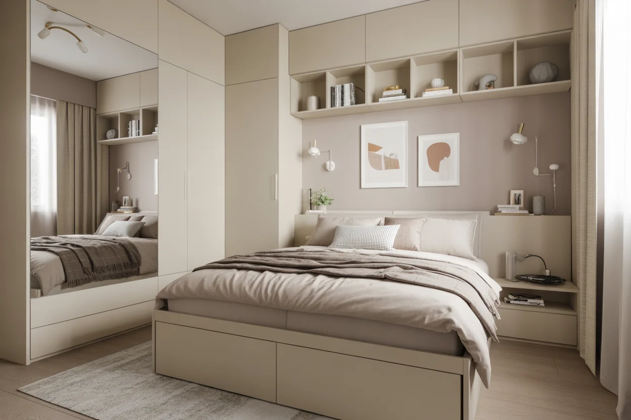 12 Bedroom Ideas in Small Spaces for Smart and Stylish Living!