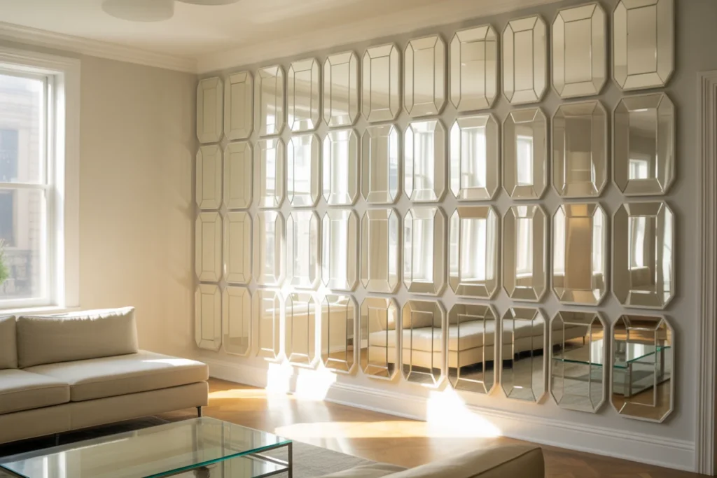 Mirror Wall Decor Bright Spacious Look
