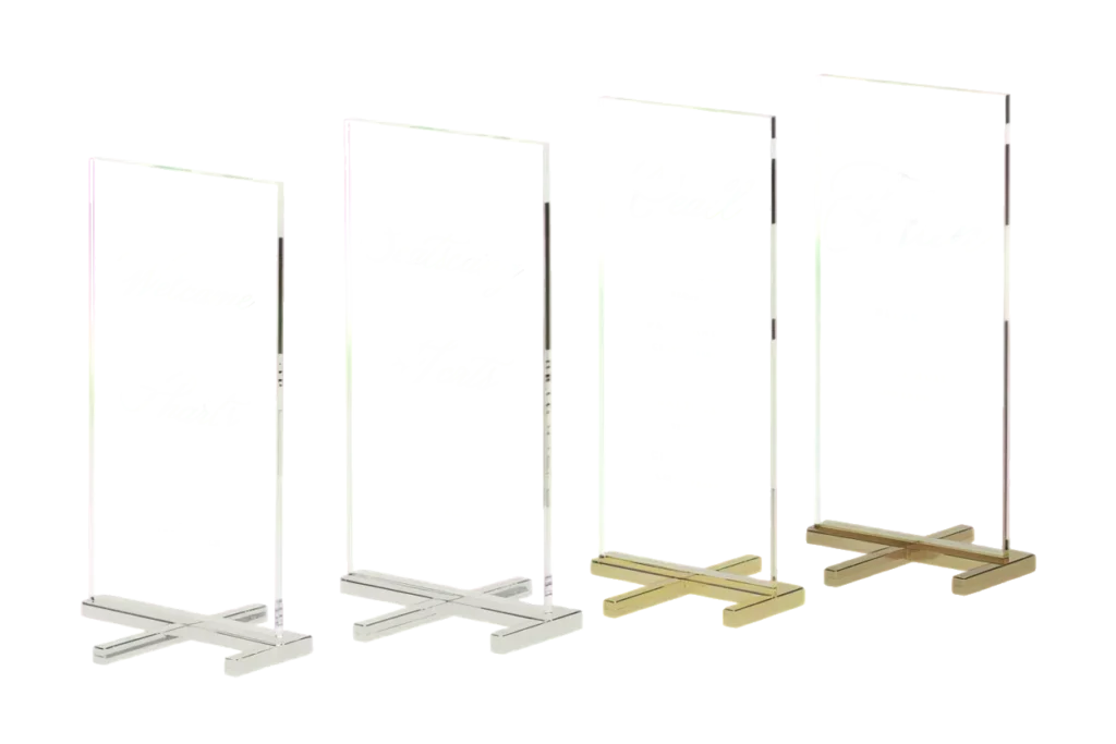 Acrylic Wedding Signs Modern Elegant Touch