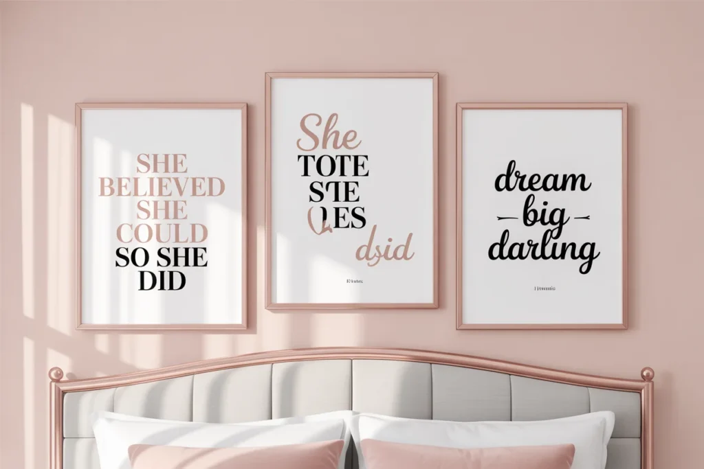 Inspirational Quotes Stylish Wall Prints