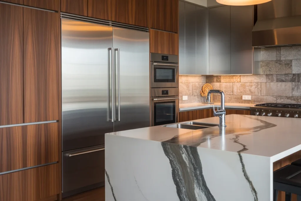 Open Shelving Display Modern Kitchen Decor Ideas