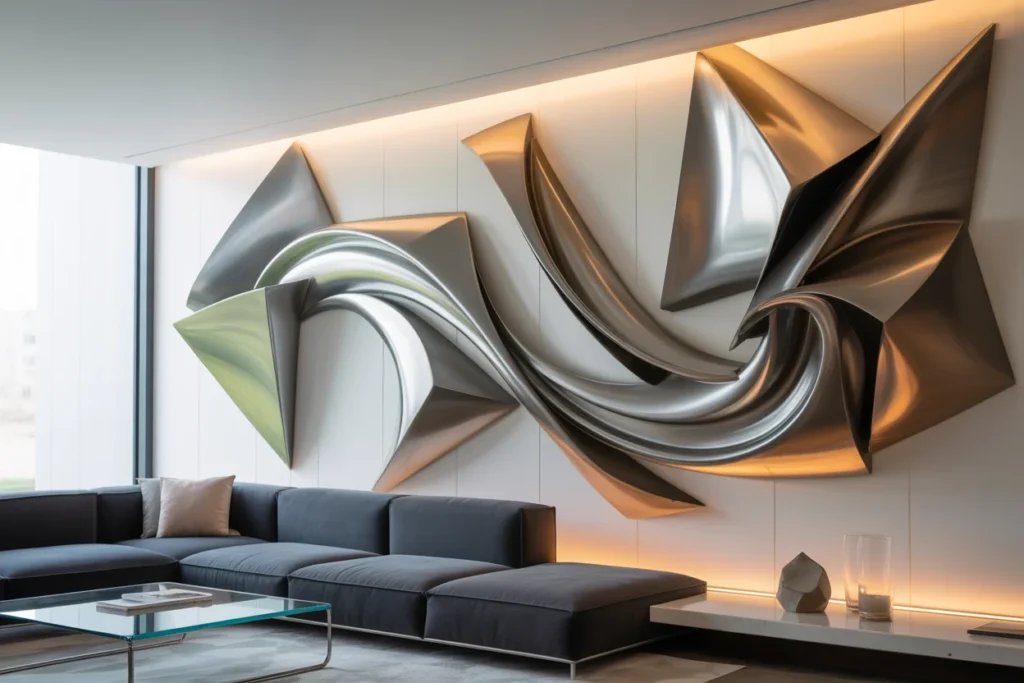 Metal Wall Art Contemporary Artistic Touch