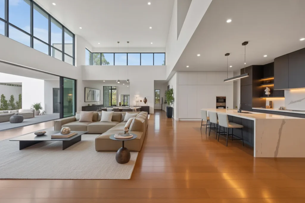 Open Concept Layout Spacious Modern Living