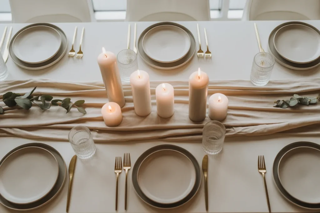 Minimal Table Decor Clean Elegant Styling
