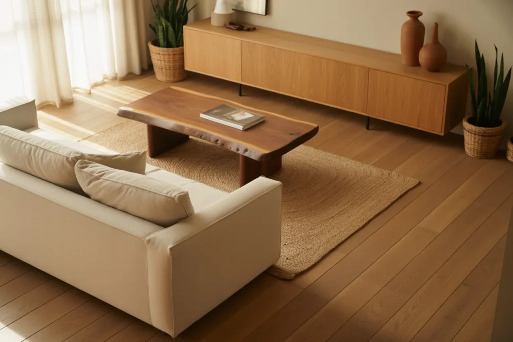 Wooden Furniture Warm Natural Modern Look