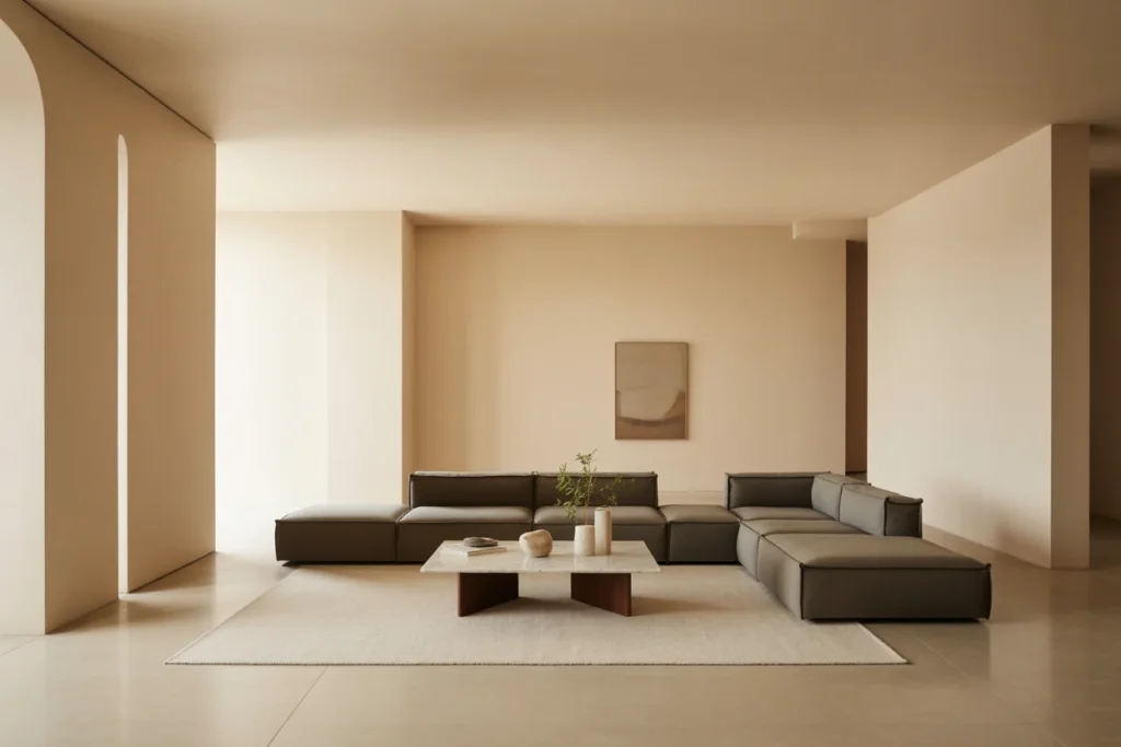 Minimalist Decor Clean Living Room Design