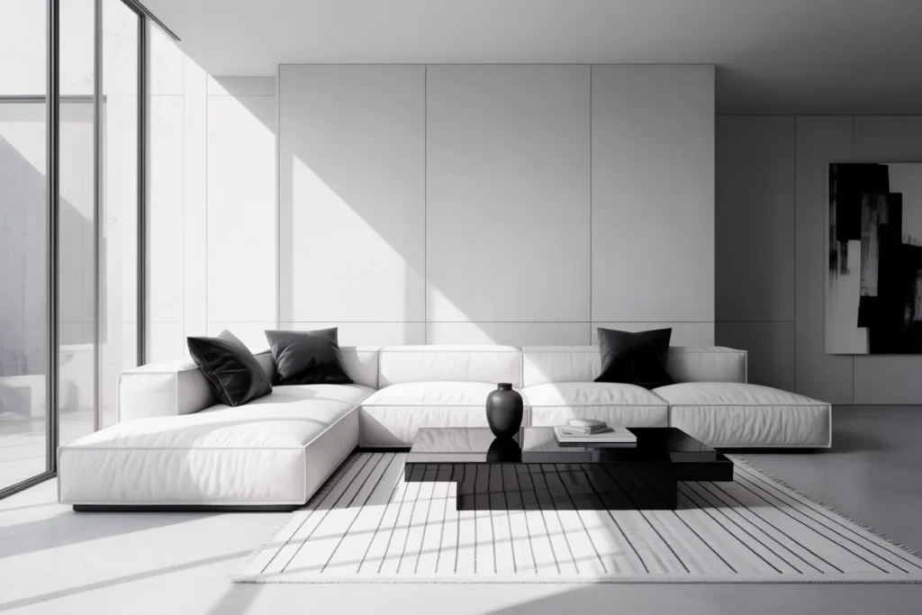Monochrome Decor Sleek Contemporary Style