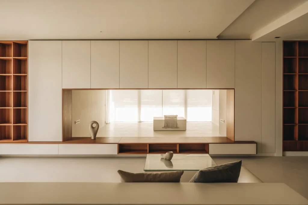 Hidden Storage Clutter Free Home Design