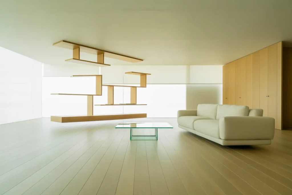 Floating Furniture Open Spacious Layout