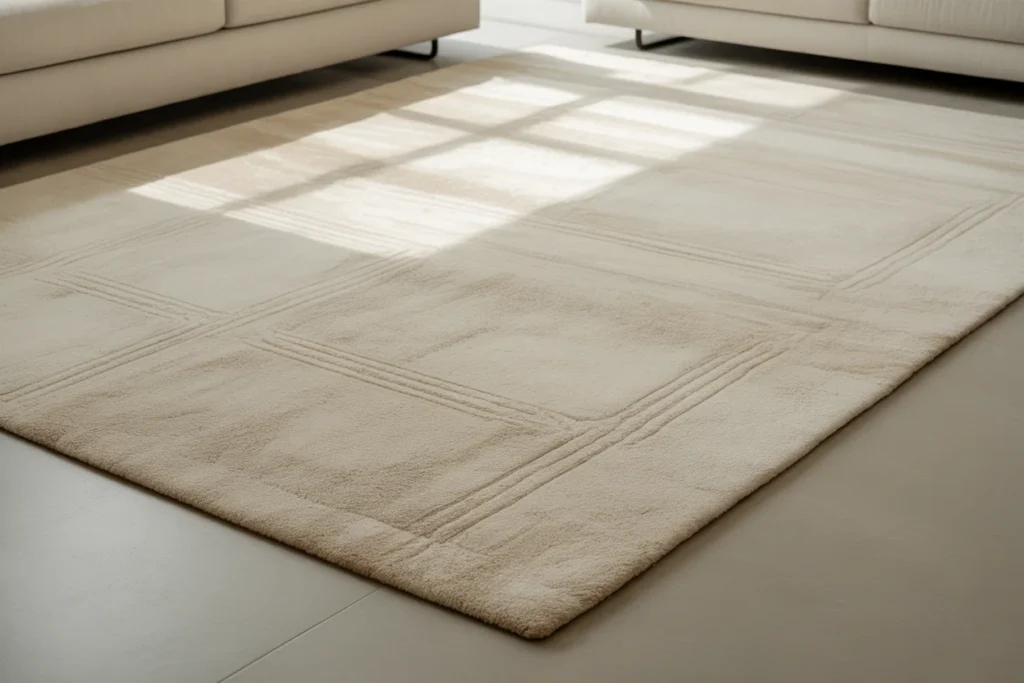 Neutral Rug Decor Cozy Floor Texture Look