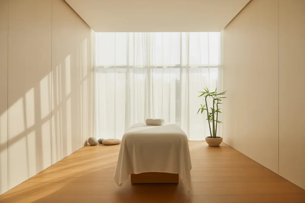 Open Space Design Airy Spa Room Feeling