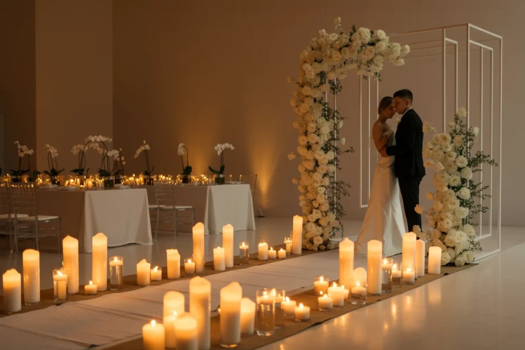 Candlelight Wedding Decor Warm Cozy Glow