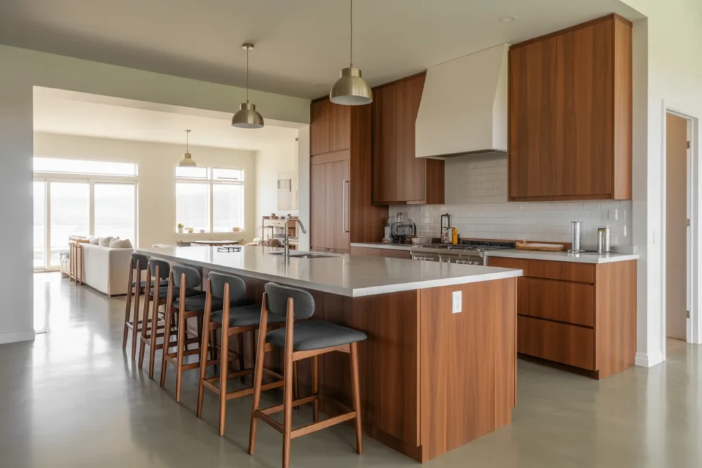 Large Kitchen Islands Multi Functional Space