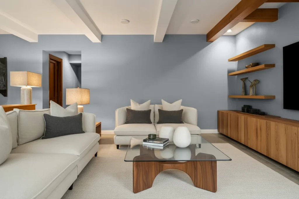Agreeable Gray Calm Neutral Living Space