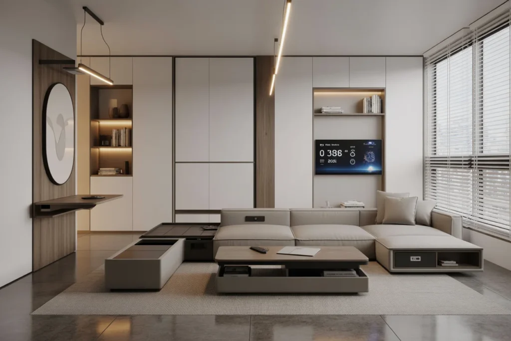 Multi Functional Furniture Smart Space Design