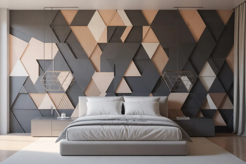 Geometric Wall Design Modern Creative Style