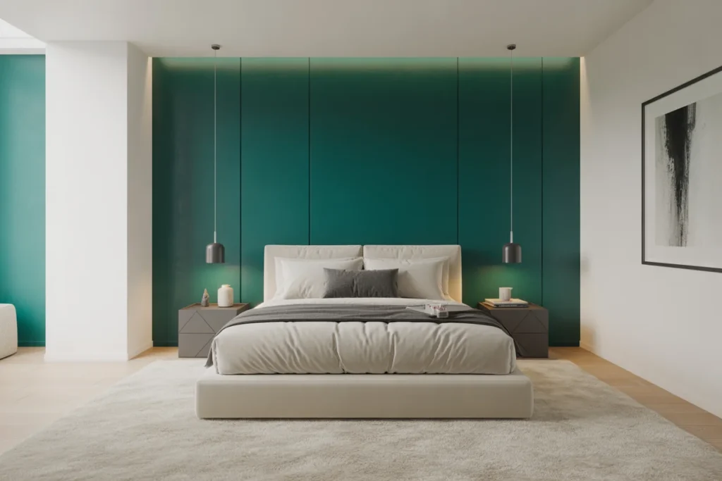 Accent Wall Paint Bold Aesthetic Bedroom Look
