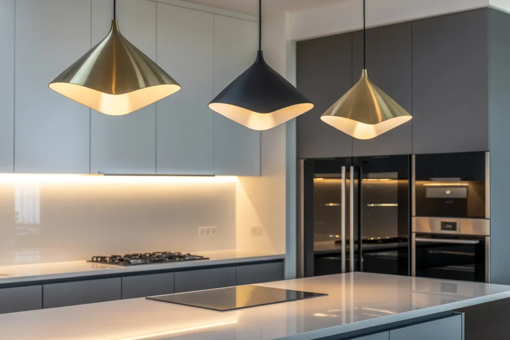 Statement Lighting Bold Kitchen Design Feature