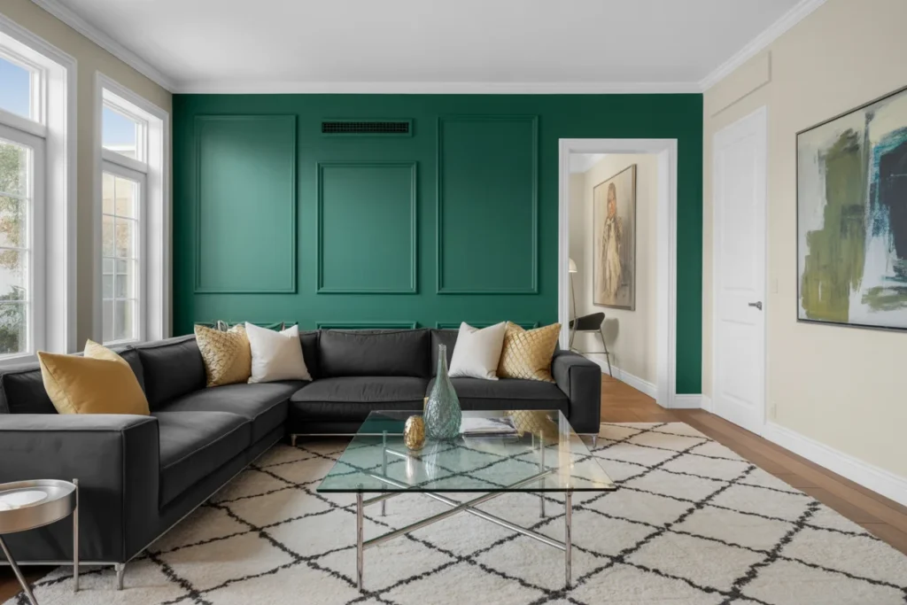 Accent Wall Paint Bold Color Statement Style