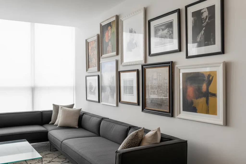 Gallery Wall Layout Stylish Personal Display
