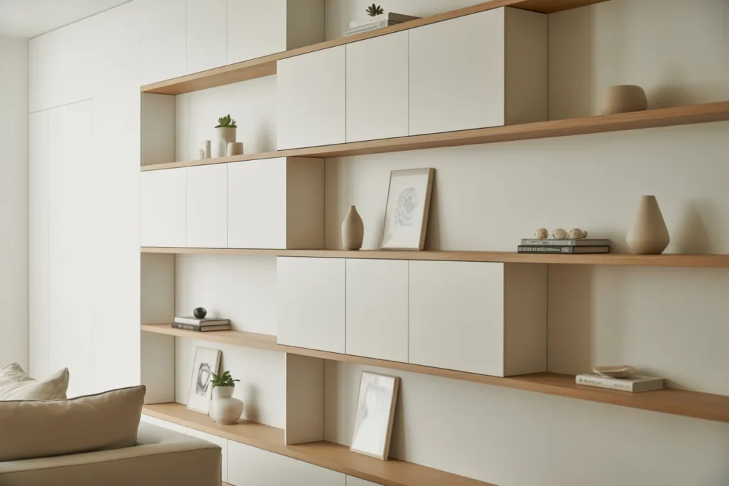 Floating Shelves Stylish Open Storage