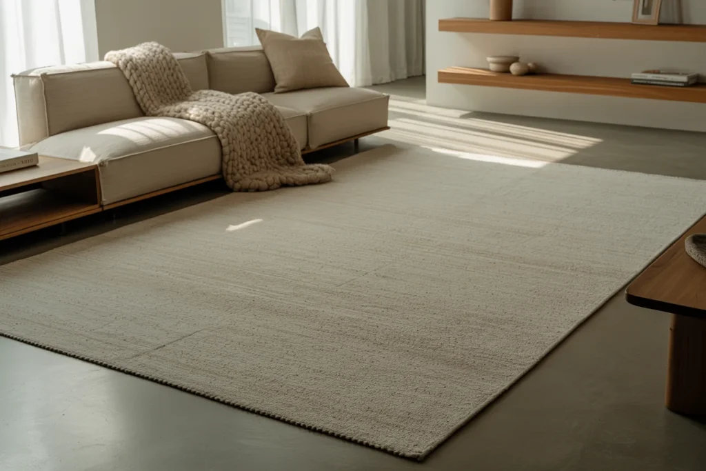 Neutral Rugs Warm Floor Texture Style
